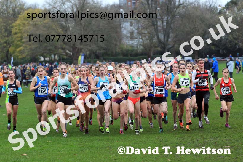 Senior Women and Under-23 Women, 2022 British Athletics Cross Challenge, Sefton Park, Liverpool.  Photo: David T. Hewitson/Sports for All Pics